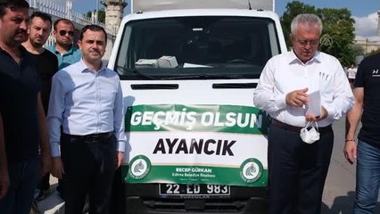 Sel felaketinin yaşandığı Kastamonu ve Sinop'a yardım