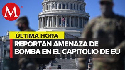 Policía del Capitolio reporta amenaza de bomba cerca del Congreso de EU