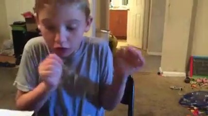 Bodhi eating cheese and crackers