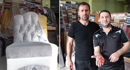 Şaşırtan olay! Tamir için getirilen koltuktan altın çıktı