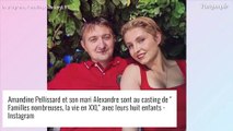 Amandine Pellissard (Familles nombreuses) : Son mari, devenu fou, finit sur un brancard