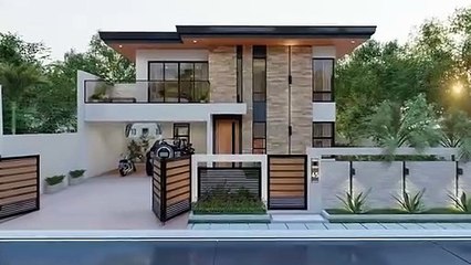 4 Bedroom House with Pool in 15x30m Lot _ Modern House Design