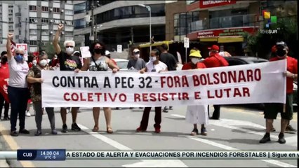 Brasil: Trabajadores públicos realizan nueva jornada de protestas contra el gobierno