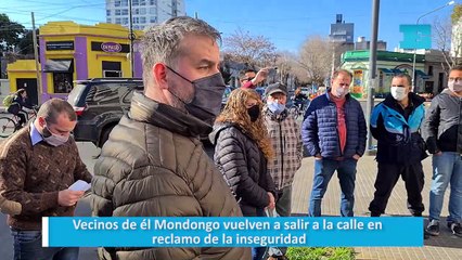 Vecinos de Él Mondongo vuelven a salir a la calle en reclamo de la inseguridad
