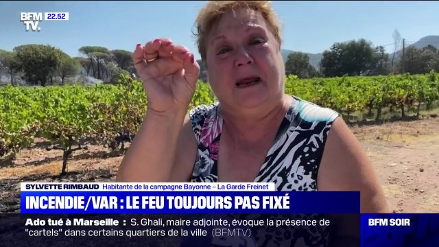 Incendie dans le Var: les sinistrés découvrent l'ampleur des dégâts