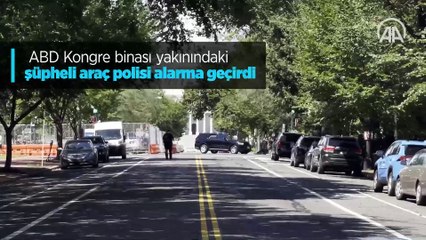 ABD Kongre binası yakınında şüpheli araç alarmı