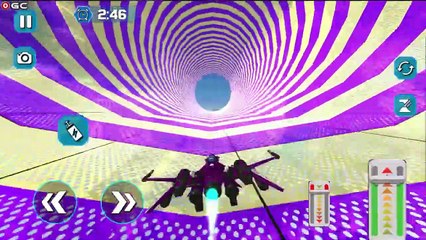 Jet Plane Mega Ramps Stunts GT - Extreme Impossible Air Tracks - Android GamePlay