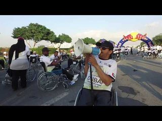 أصحاب الهمم يحطمون «قياسي الكراسي المتحركة» في «غينيس»