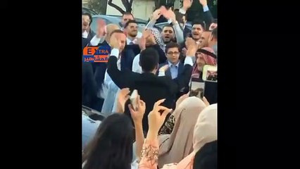 اللقطات الأولى من حفل زفاف وليد المقداد