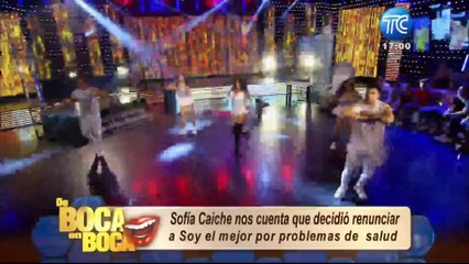 Sofía Caiche se retira por un accidente de Soy El Mejor: "el dolor no me lo permite"