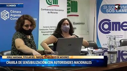 charla de sensibilización con autoridades nacionales
