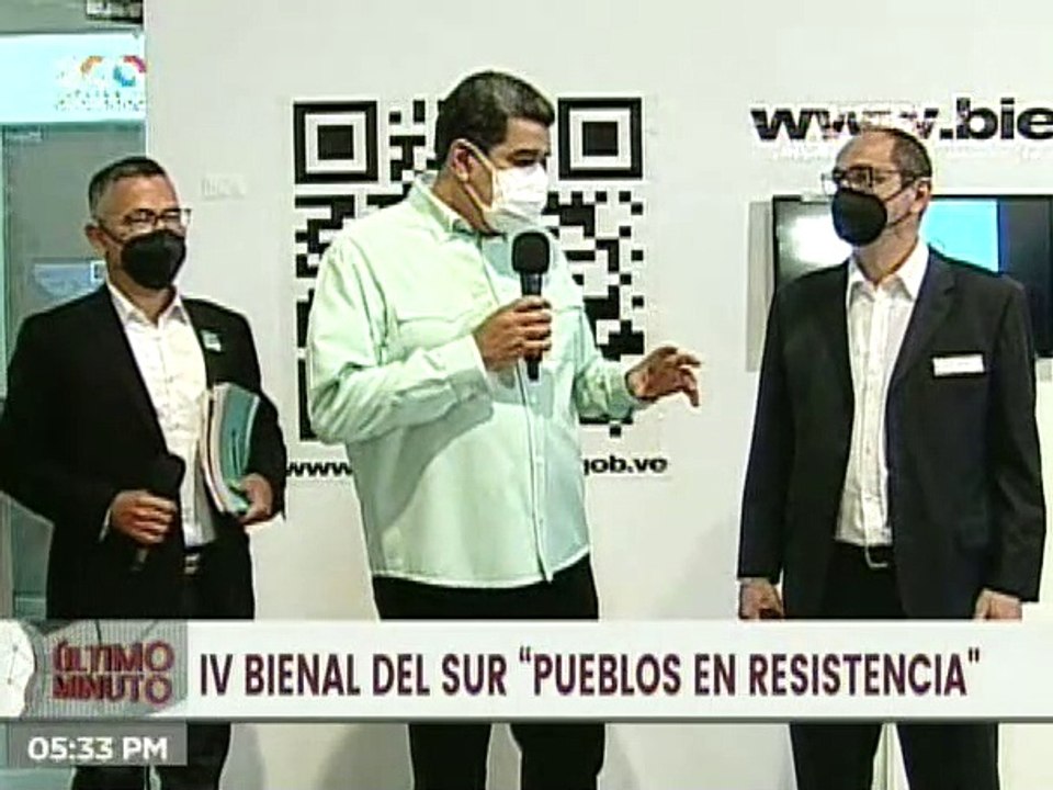 IV Bienal del Sur "Pueblos en Resistencia" expone obras de 52 artistas plásticos venezolanos