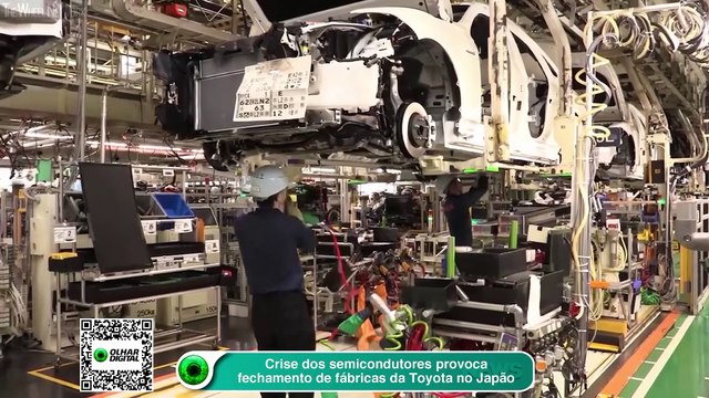 Crise dos semicondutores provoca fechamento de fábricas da Toyota no Japão