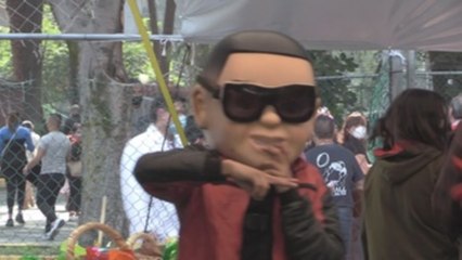 Personajes de la fantasía se fueron de jornada de vacunación en Ciudad de México