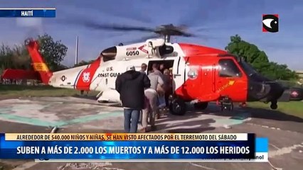 Alrededor de 1,2 millones de personas se han visto afectados por el terremoto del sábado
