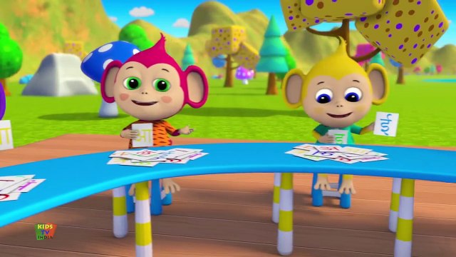 Seekhe Varnamala _ सीख वर्णमाला _ Hindi Alphabets For Kids _ Balgeet _ Ek Bandar Ne Kholi Dukaan