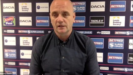 Leeds Rhinos boss Richard Agar after 18-12 win against Huddersfield Giants