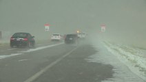 Severe thunderstorms roll through the Plains