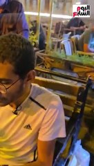 شارع عماد الدين باب رزق جميل لأي حد.. إسلام رسام الشارع: الرسم ضيعني في الثانوية العامة ولكن أداني فرصه تانية في حاجات كويسة