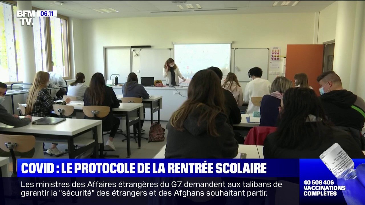 Rentrée scolaire: quel sera le protocole sanitaire dans les écoles ?