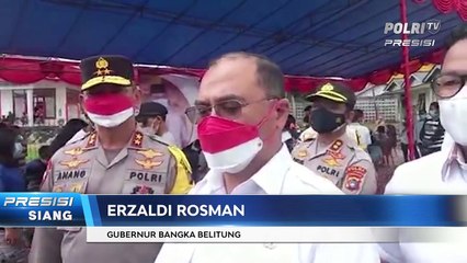 Forkopimda Bangka Belitung Tinjau Pelaksanaan Vaksinasi Massal Covid-19