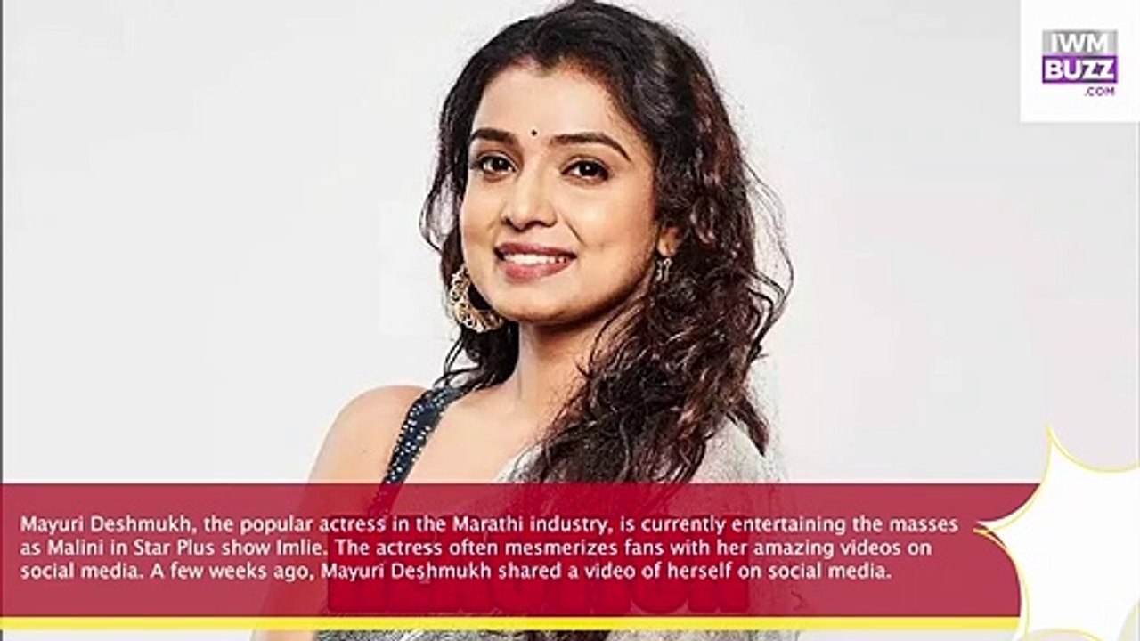 Unbelievable Check out Mayuri Deshmukh’s reaction to being compared with evergreen actress Rekha