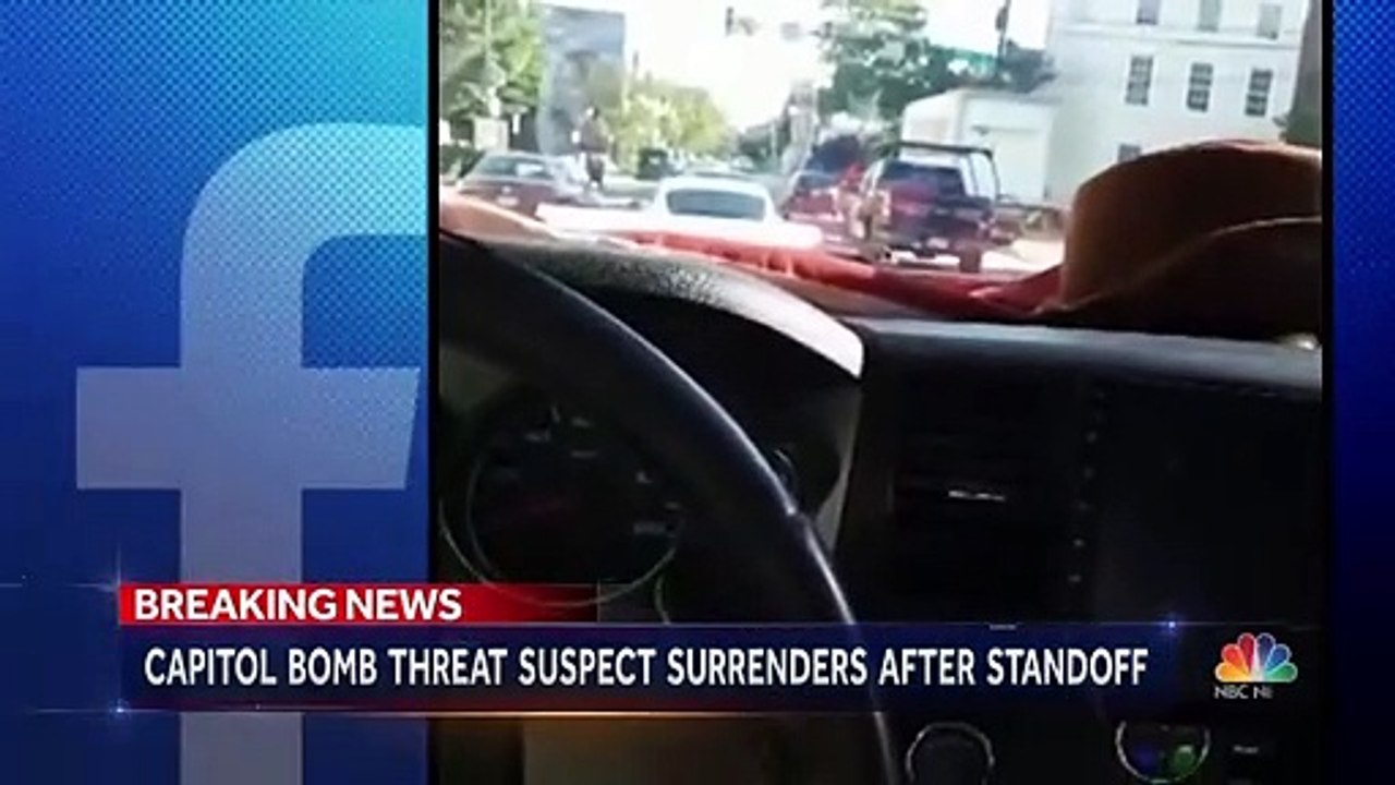 USA - L'homme qui menaçait de faire exploser une bombe près du Capitole à Washington s'est rendu cette nuit, après des heures de négociations tendues