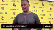 USC DC Todd Orlando Talks Defensive Unit's Progression | Fall Camp Practice No. 10