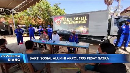 Alumni Akpol 1993 Pesat Gatra Bagikan Ratusan Paket Sembako