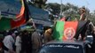 Protesters wave Afghan flags at scattered rallies