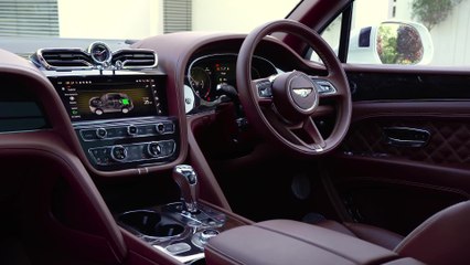 The new Bentley Bentayga Hybrid Interior Design in Ghost White
