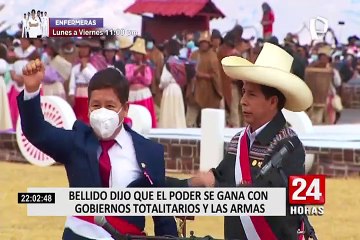 Guido Bellido "El poder se gana con gobierno totalitario y las armas"