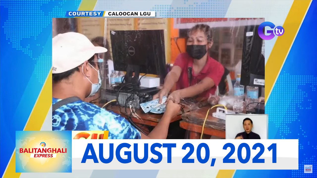 Balitanghali Express: August 20, 2021 [HD]