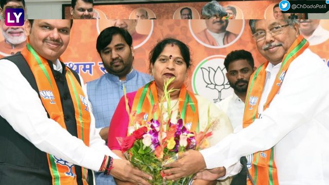 Asha Buchke Joins BJP: शिवसैनिक आशा बुचके यांचा देवेंद्र फडणवीस आणि प्रदेशाध्यश चंद्रकांत पाटील यांच्या उपस्थितीत भाजपमध्ये प्रवेश