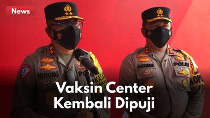 NGERIII !!! VAKSIN CENTER POLDA RIAU DAPAT PUJIAN DARI KAKORLANTAS POLRI !!
