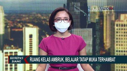 Baru 4 Hari Gelar Sekolah Tatap Muka, 5 Ruang Kelas Ini Ambruk