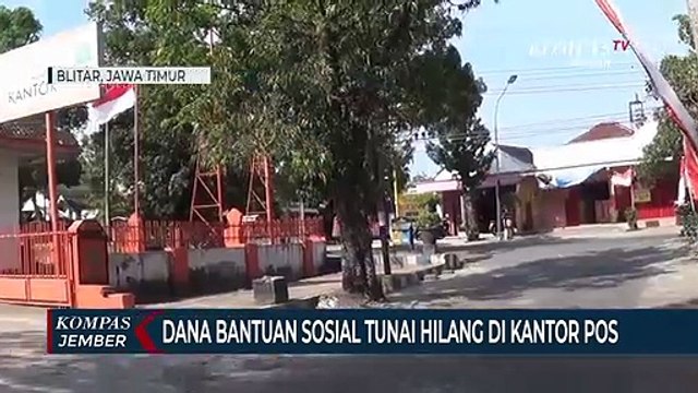 Uang Bantuan Sosial Tunai di Brankas Kantor Pos Hilang Dicuri