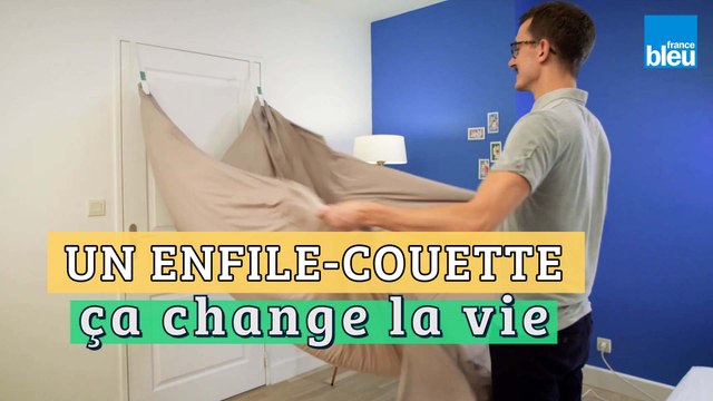 Enfiler sa housse de couette devient un jeu d'enfants !