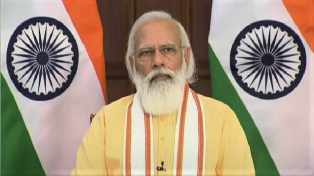 PM Modi lays foundation stone of Somnath's Parvati Temple