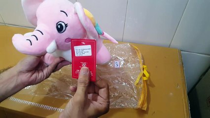 Unboxing and Review of funzoo flying elephant soft toy for kids gift