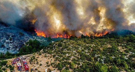 “Manavgat’taki yangında dumanın ısıttığı yer yanmaya başladı”