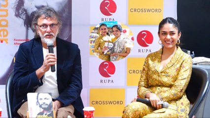 Rakeysh Omprakash Mehra & Mrunal Thakur At Book Launch Of The 'Stranger In The Mirror'