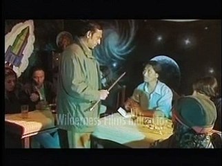 Gulshan Grover checks on locals in the pub!