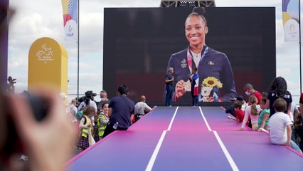 Live des Jeux - Célébration médaille - Althéa Laurin (taekwondo)