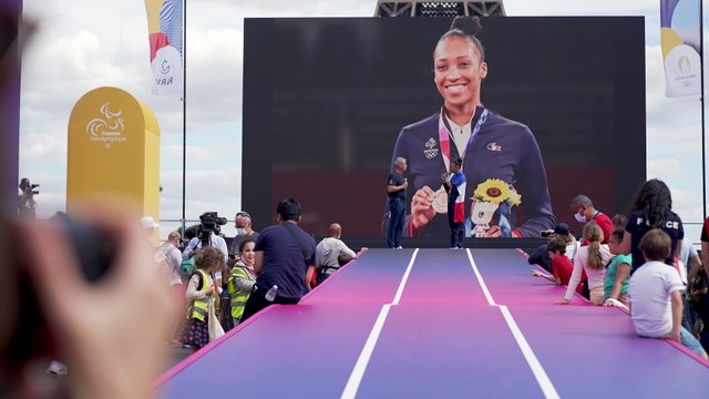 Live des Jeux - Célébration médaille - Althéa Laurin (taekwondo)