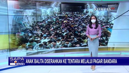 Pilu, Warga Afghanistan Ini Serahkan Anaknya ke Tentara Melalui Tembok Bandara untuk Diselamatkan