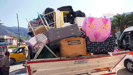 İçmeler’deki bazı yurttaşlar, yangının ardından başka yerlere taşınmaya başladı