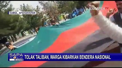 Ramai-Ramai Kibarkan Bendera Nasional, Warga Afghanistan Jadi Sasaran Tembak Taliban