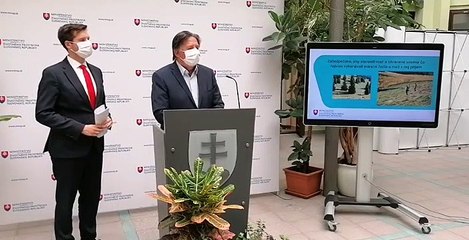 Tlačová konferencia ministerstva životného prostredia SR