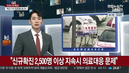 "2,500명 이상 지속 확진시 의료대응 문제"